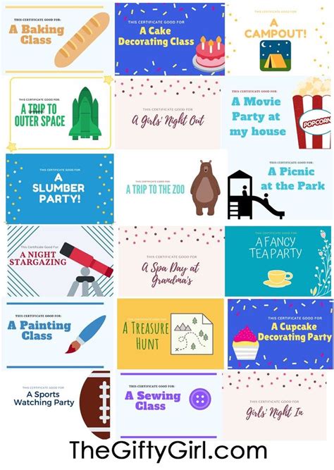 Spoil her with an experience she'll never forget. 20 Unique and FUN DIY Experience Gifts for Kids (for cheap ...