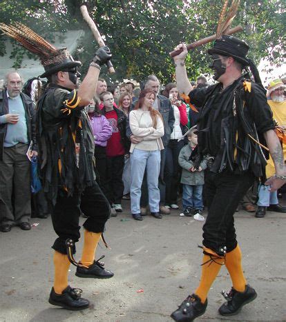 Traditional Morris Dance And Dancing English Folk Dance Morris Men