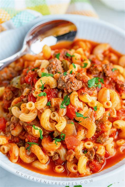 Slow Cooker Goulash Recipe My Heavenly Recipes