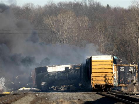 Ohio crews conduct a 'controlled release' of toxic chemicals from