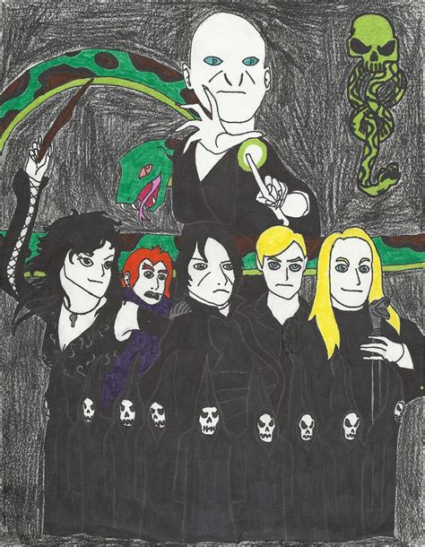 Voldemort S Army By The Doodle Alchemist On Deviantart
