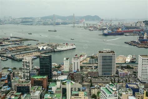 Aerial View Of Busan South Korea Editorial Photography Image Of