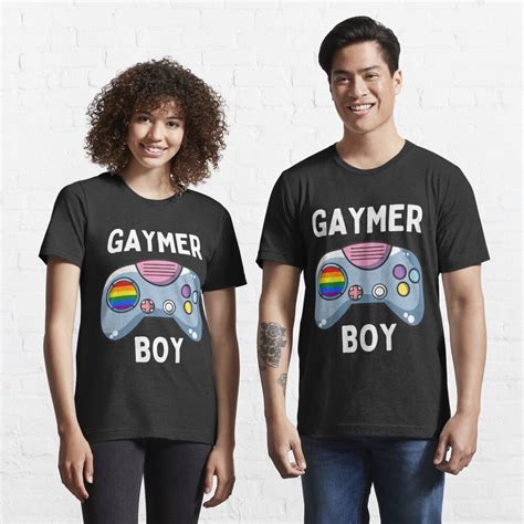 Gaymer Boy Controller Lgbt Gamer Gay Pride Month T Shirt For Sale By