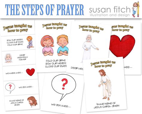 The Steps Of Prayer Printables Etsy Uk