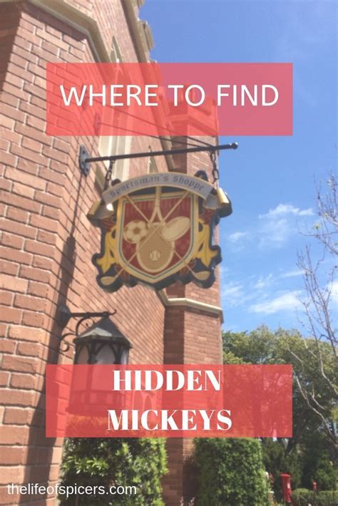 Finding Hidden Mickeys Hidden Mickeys Disneyland Hidden Mickeys