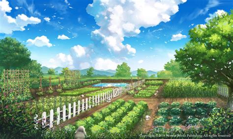 Garden By Zhowee14 Anime Scenery Scenery Background Fantasy Landscape