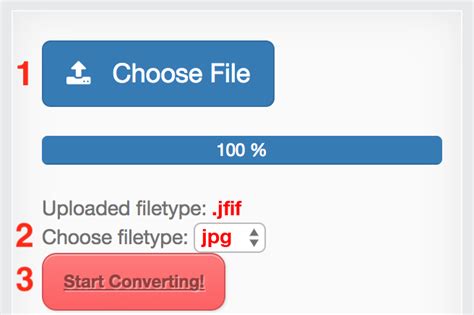 If your photo comes from a digital camera you can then use our free web converter to modify the format of your jpg pic automatically to png in seconds. Convert JFIF to JPG online without installation - file ...