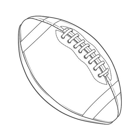 Black And White Football Illustrations Royalty Free Vector Graphics