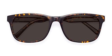 chocolate tortoise wayfarer classic rectangle tinted sunglasses with gray sunwear lenses navarro