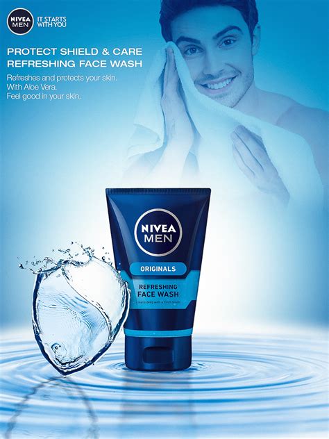 Nivea Men Face Wash Poster Unofficial Adv Behance