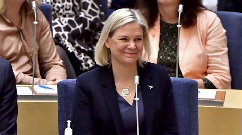 Swedens First Female Prime Minister Resigns 7 Hours After Being Elected And Is Re Elected 5