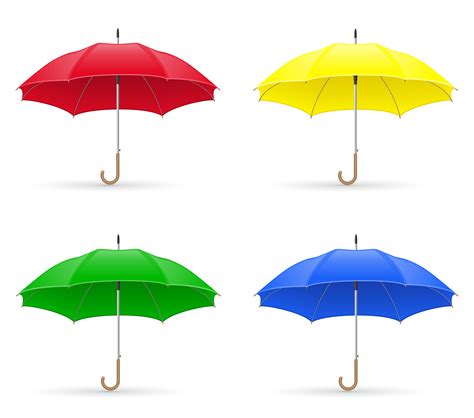 Colors Umbrellas Vector Illustration 492589 Vector Art At Vecteezy