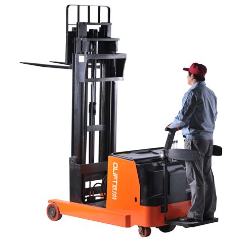 Electric Reach Stacker-TM - Glass lifter,Forklift truck,Scissor lift—Qingdao Olift Equipment Co ...