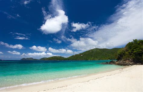 Beautiful Tropical Beach At Caribbean Stock Photo Image Of Scenery