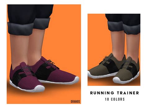 Sims 4 — Running Trainer Child By Oranostr — New Mesh 10 Colors