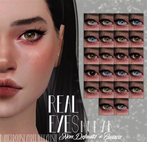 Realistic Eyes Sims 4 Semjuja