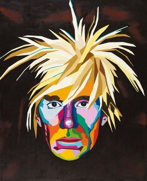 Andy Warhol Pop Art Portrait Pop Art Wall Art Colorful Etsy