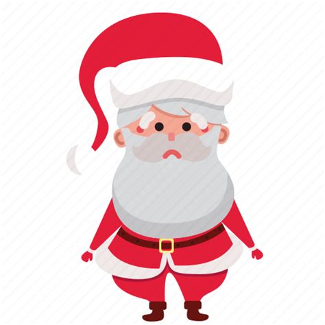 Christmas Claus Holiday Sad Santa Santa Claus Xmas Icon