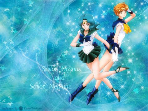 Rukamichi Sailor Uranus And Sailor Neptune Wallpaper 9047584 Fanpop