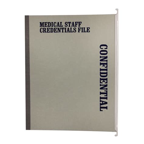 Medical Staff Folder Physician Credentials Hanging Pocket Zack