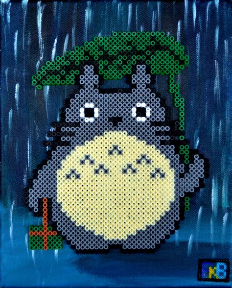 Handmade Totoro Picture Totoro In The Rain Made With Acrylic Paint