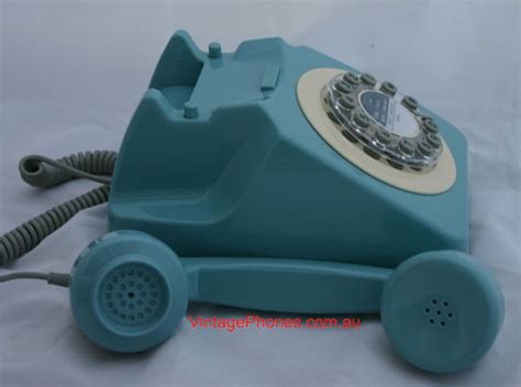 New Reproduction Blue 746 Gpo Vintage Retro Rotary Dial Telephone