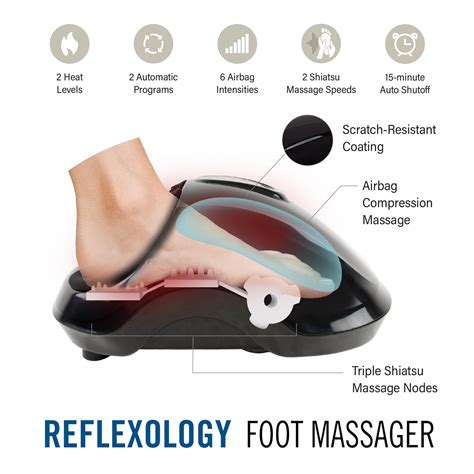 Homedics Fms 255h Shiatsu Select Foot Massager With Infared Heat