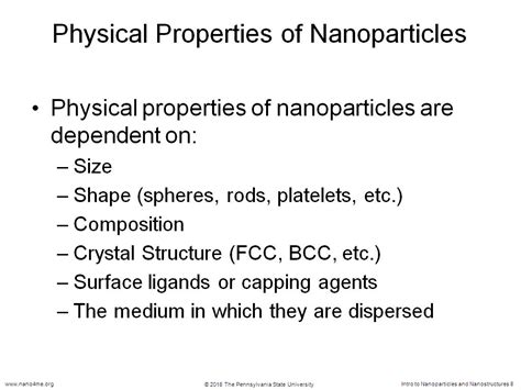 Resources An Introduction To Nanoparticles And