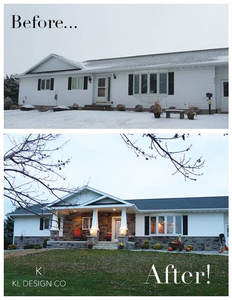 Before And After Shots Of A Remodel In Iowa Designed By Kl Design
