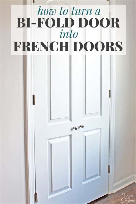 They come in many different styles and colors, and the best part about it is that won't come folding closet systems have been around in houses since the 1950′s, and it doesn't look like they will ever go out of style. How to Turn a Bi-Fold Door into French Doors | DIY Closet ...