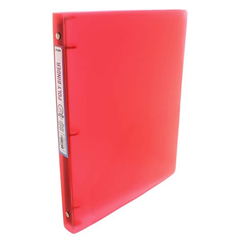 Unison 12 Inch 3 Ring Binder With Pockets Red Shop Binders At H E B