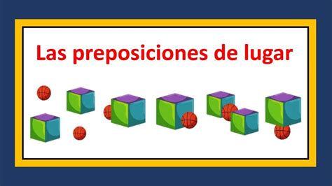 Las preposiciones de lugar en inglés Prepositions of place YouTube