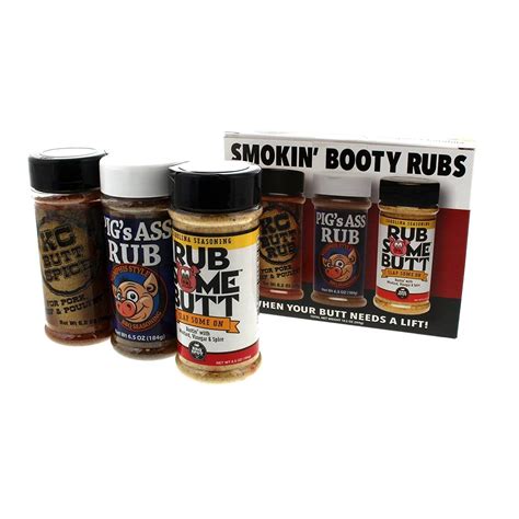 Smokin Booty Rubs BBQ Rub Gift Pack Stockyard BBQ Supply