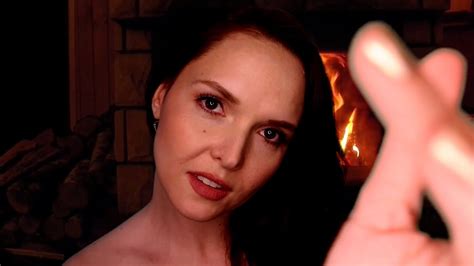 Asmr Girlfriend Roleplay Getting Cozy By The Fire Kisses Face Touching Youtube