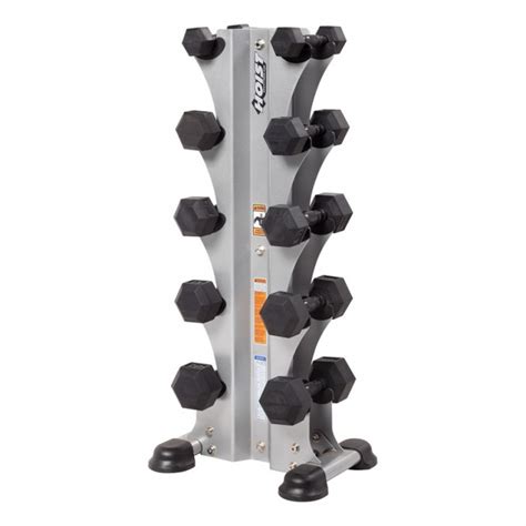 Hoist Hf 5460 Eight Pair Vertical Dumbbell Rack The Fitness Outlet