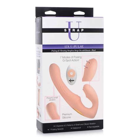 Xr Brands Strap U X U Pulse Pulsating Vibrating Strapless Strap On With Remote Ebay