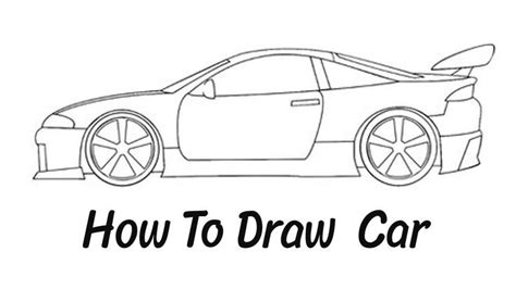 how to draw a car step by step easy simple car drawing cartoon car drawing car drawings
