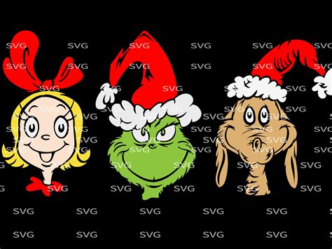 Cindy Lou Max And Grinch Bundle Svg Dxf Png Etsy