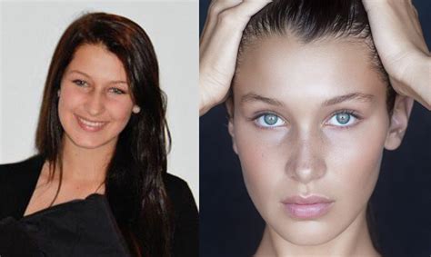 Bella is a nationally ranked equestrian, competing since age three, and having since won born on october 6, 1996, isabella hadid is the daughter of yolanda hadid foster and mohammed hadid. KEEP SMILING on Twitter: "Bella Hadid before and after the ...