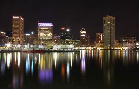 Charm City Downtown Baltimore From Rash Field Inner Harbo Flickr