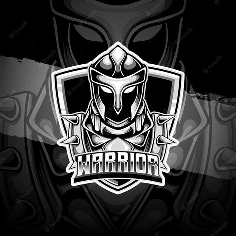 Premium Vector Esport Logo With Warrior Character Icon