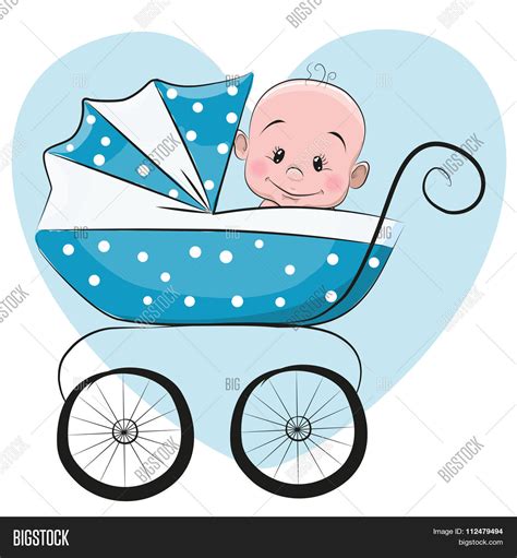 Cute Cartoon Baby Boy Vector And Photo Free Trial Bigstock