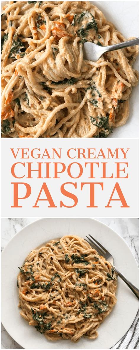 Add in the mushrooms, peas and asparagus and stir. Vegan Creamy Chipotle Pasta - Fish Food