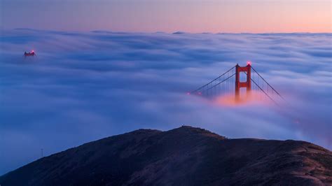 Landscape Golden Gate Bridge Mist Wallpapers Hd Desktop And Mobile