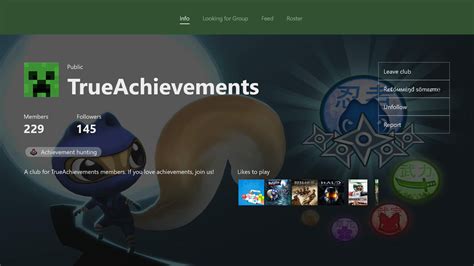 Join The Trueachievements Club On Xbox Live