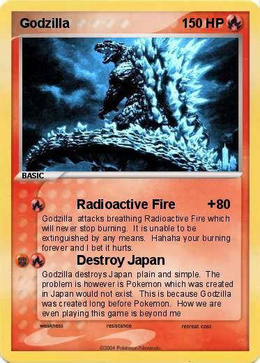 We did not find results for: Pokémon Godzilla 175 175 - Radioactive Fire + - My Pokemon Card