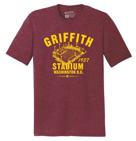 Throwbackmax Griffith Stadium 1937 Football Premium Tri Blend Etsy