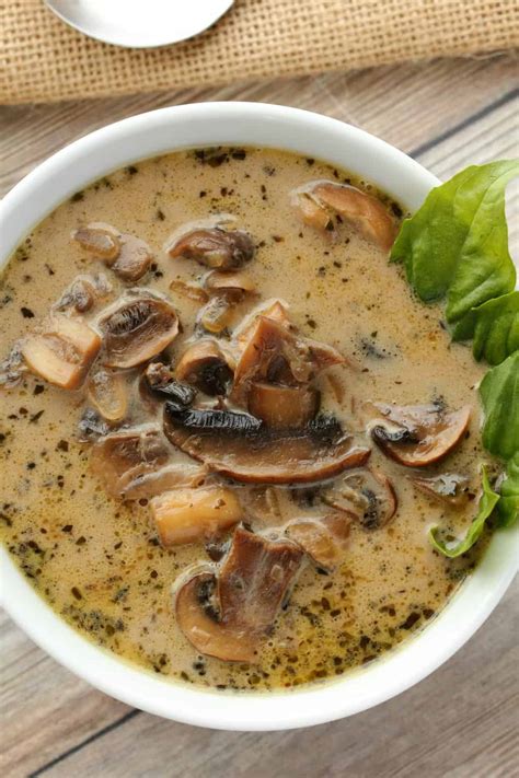 It's also a great way to use up leftover chicken and comes together in just over 30 hope you try this creamy chicken and mushroom soup recipe! Vitamix Mushroom Soup Vegan - All Mushroom Info