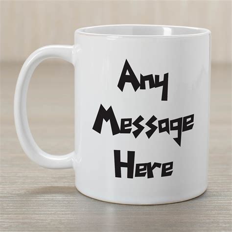 Personalized Message Coffee Cup Tsforyounow