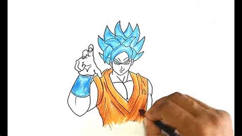Start off with a pencil sketch. How to Draw Goku from Dragon Ball Z - YouTube